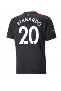 Manchester City Bernardo Silva #20 Voetbaltruitje Uit tenue 2022-23 Korte Mouw